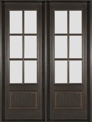 farm house 6 lite double doors