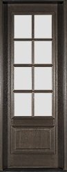 Affordable Mahogany Farmhouse Door with Flemish Glass