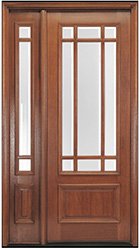 9 lite prairie door with sidelight