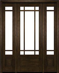 9 lite prairie door with sidelights
