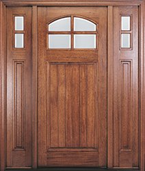 9 lite prairie door with sidelights