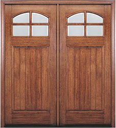 4 Lite Craftsman Double Door