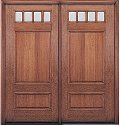 4 lite craftsman double door