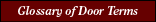Glossary of Door Terms